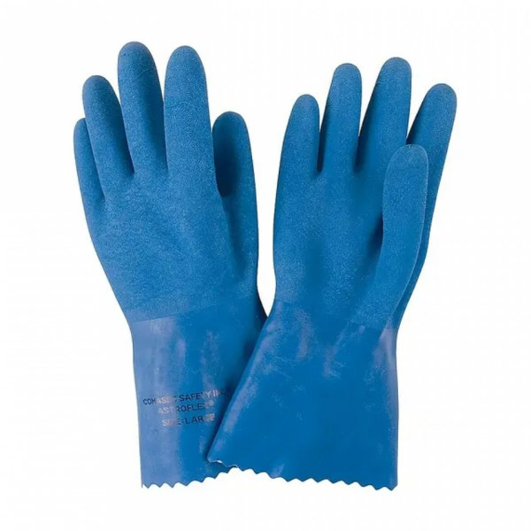 Luva Látex Azul Espesso...
